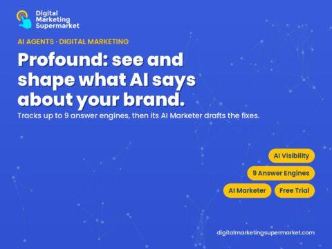 Profound review 2026: see and shape what AI says about your brand (Digital Marketing Supermarket)